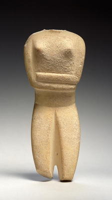 Cycladic figure, Spedos, c.2700-2500 BC (marble) od Grececke Umeni