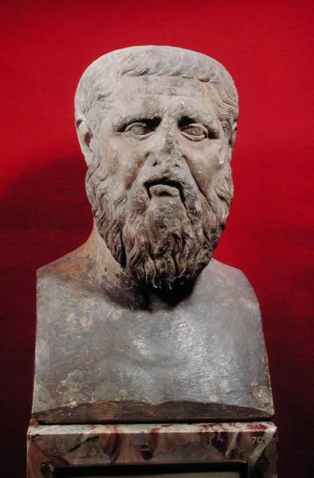 Bust of Plato (c.427-347 BC) copy of a 4th century BC original od Greek School