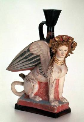 Lekythos in the form of a Sphinx, Bosporan Kingdom