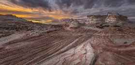 Last light at White Pocket