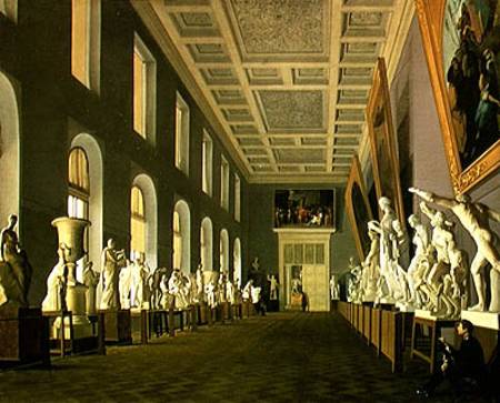 The Antiquities Gallery of the Academy of Fine Arts od Grigory Mikhailov