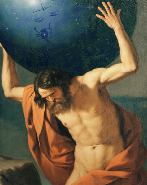 Guercino / Atlas od Guercino (eigentl. Giovanni Francesco Barbieri)