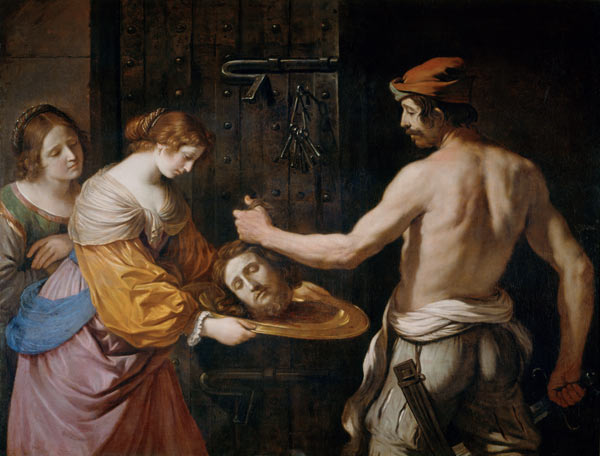 Guercino, Salome empfängt Haupt Johannes od Guercino (eigentl. Giovanni Francesco Barbieri)