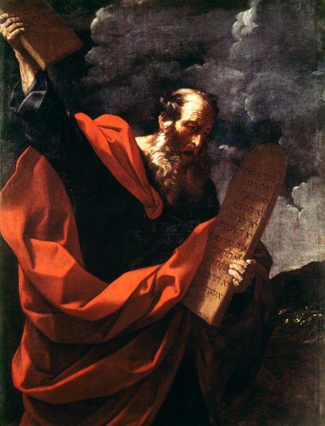 Moses with the Tablets of the Law od Guido Reni