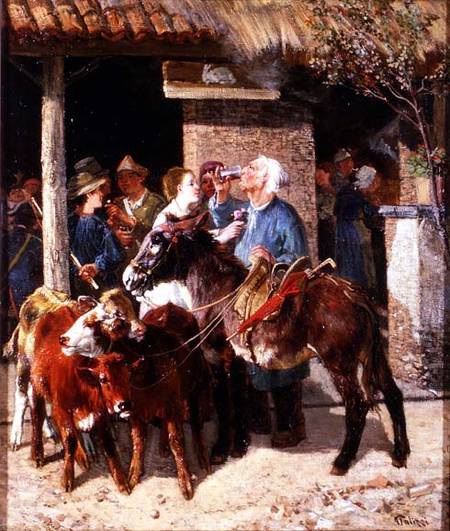 The Calf Merchant od Guiseppe Palizzi