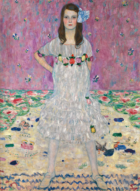 Portrait Mäda Primavesi od Gustav Klimt