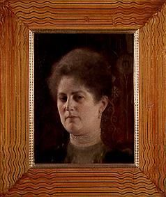 Lady portrait (Mrs Heymann) od Gustav Klimt