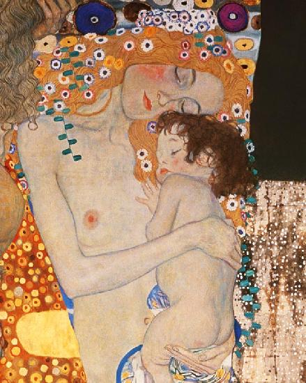 The three ages detail - Gustav Klimt