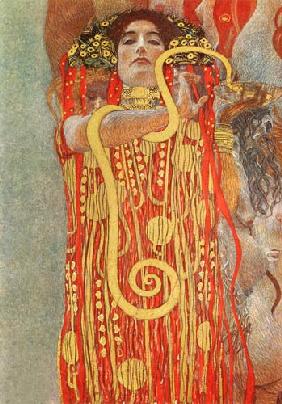 Hygieia. Detail from the medicine