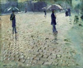 Study for a Paris Street, Rainy Day