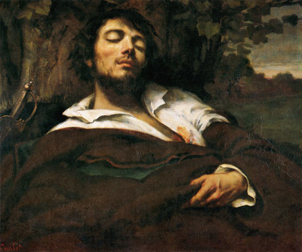 Self-portrait or the injured od Gustave Courbet