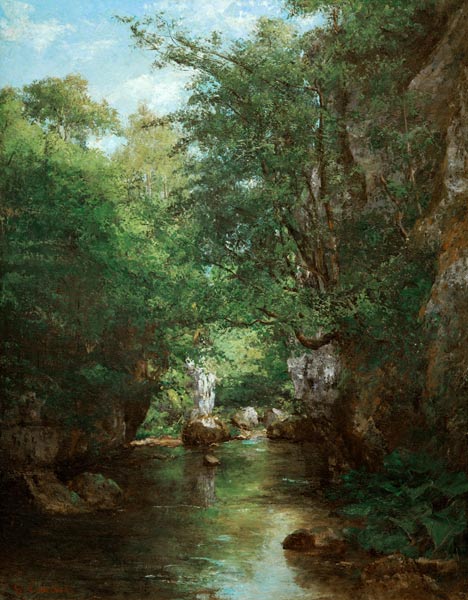 The Stream od Gustave Courbet