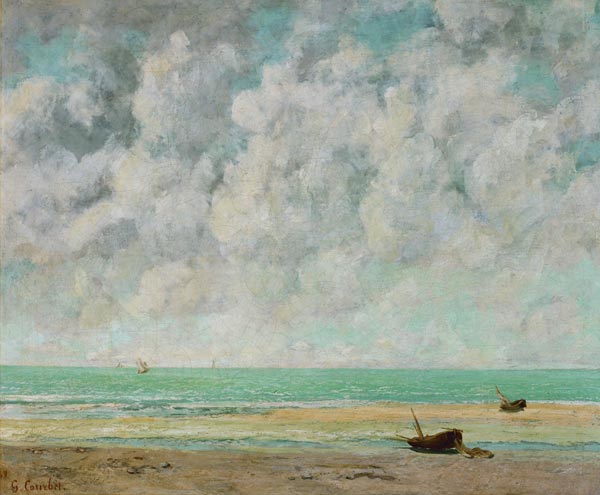 Mer Calme (Calm Sea) od Gustave Courbet