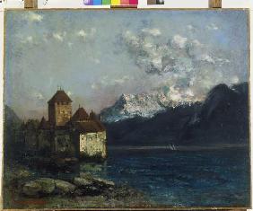 The Chateau de Chillon at Lake Geneva