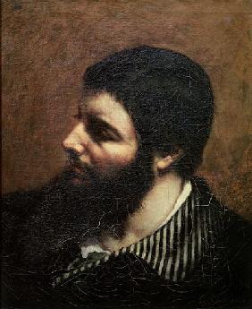 Self Portrait with Striped Collar