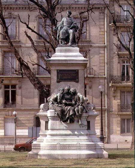 Monument to Alexander Dumas pere (1802-70) French novelist and playwright od Gustave Doré