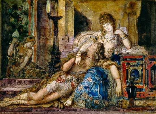 Samson and Dalila. od Gustave Moreau