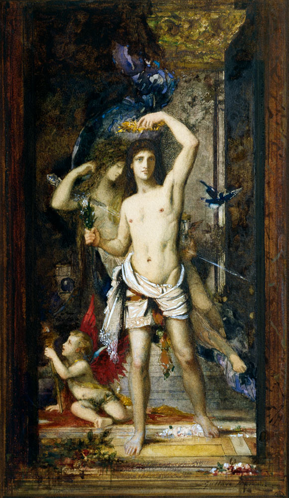 G.Moreau, Le jeune homme et la mort od Gustave Moreau