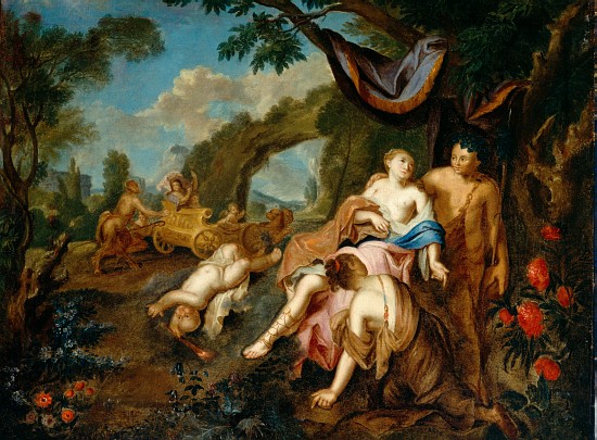 Bacchus and Ariadne od Gustavus Hesselius