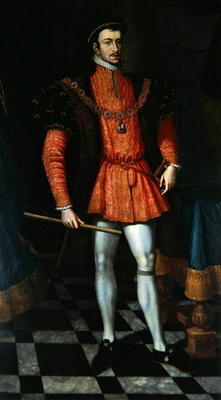 Thomas Howard, 4th Duke of Norfolk, 1556 (oil on canvas) od Hans Eworth or Ewoutsz