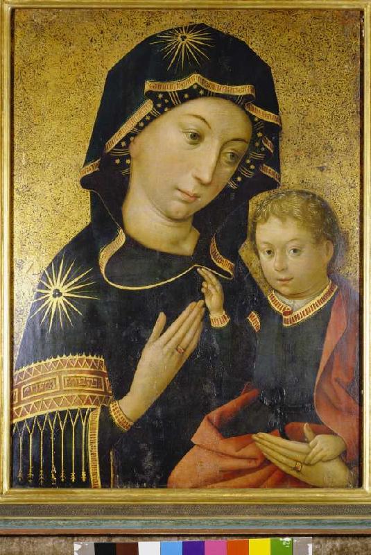 Maria with the Jesusknaben Hindelanger Madonna. od Hans Holbein d.Ä.