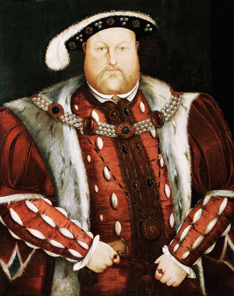 Portrait Of King Henry VIII od Hans Holbein d.J.