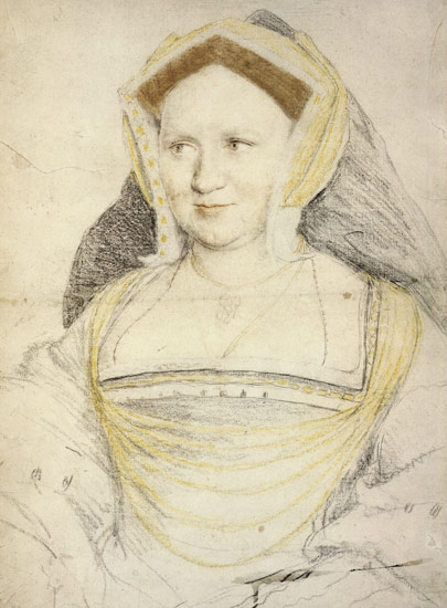 Portrait of the Lady Guildford. od Hans Holbein d.J.