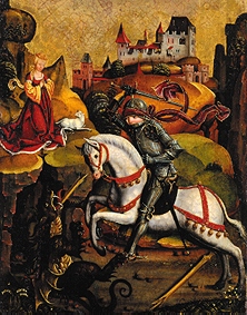 The Dragon Fight of St. Georg od Hans Mayr von Landshut