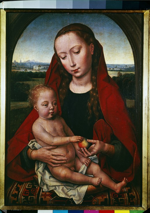 The Virgin and child od Hans Memling