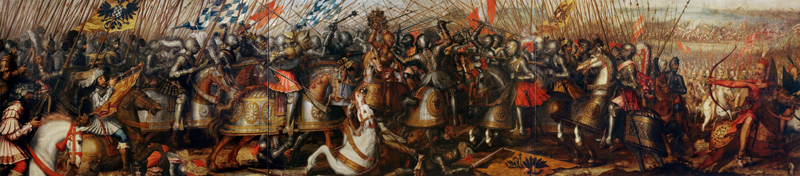 Louis IV the Bavarian defeats Frederick the Fair in the Battle of Mühldorf in 1322 od Hans Werl