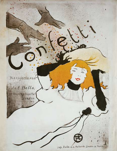 Confetti od Henri de Toulouse-Lautrec