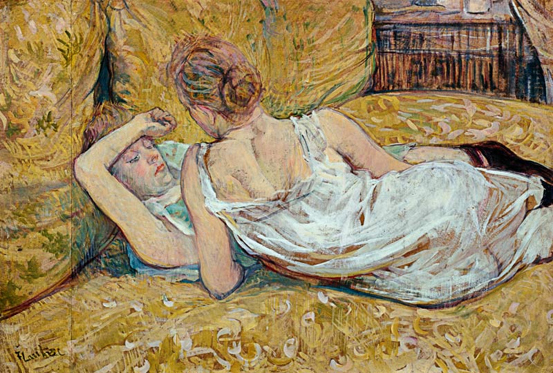 The two friends od Henri de Toulouse-Lautrec