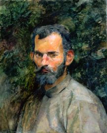 Portrait of a bearded man. od Henri de Toulouse-Lautrec