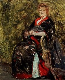 Lily Grenier in the kimono. od Henri de Toulouse-Lautrec