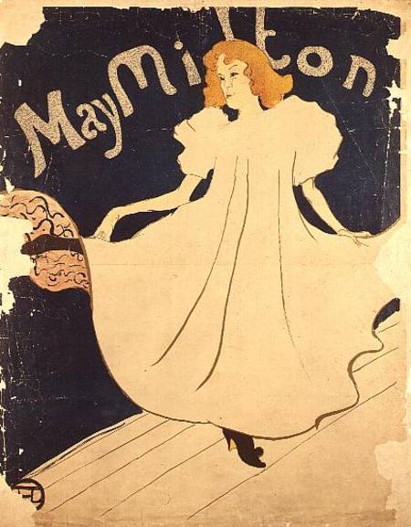 May Milton, France od Henri de Toulouse-Lautrec