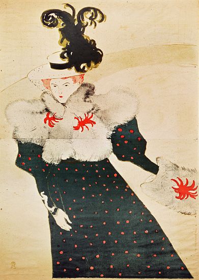 Poster advertising 'La Revue Blanche' od Henri de Toulouse-Lautrec