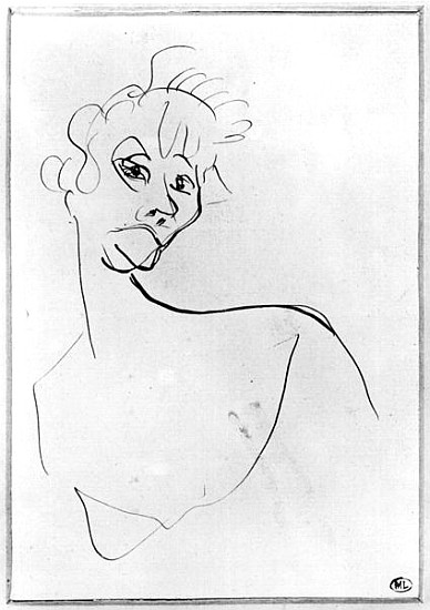 Yvette Guilbert (1867-1944) 1894 od Henri de Toulouse-Lautrec