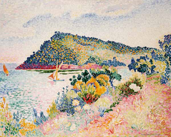 The Black Cape, Pramousquier Bay od Henri-Edmond Cross