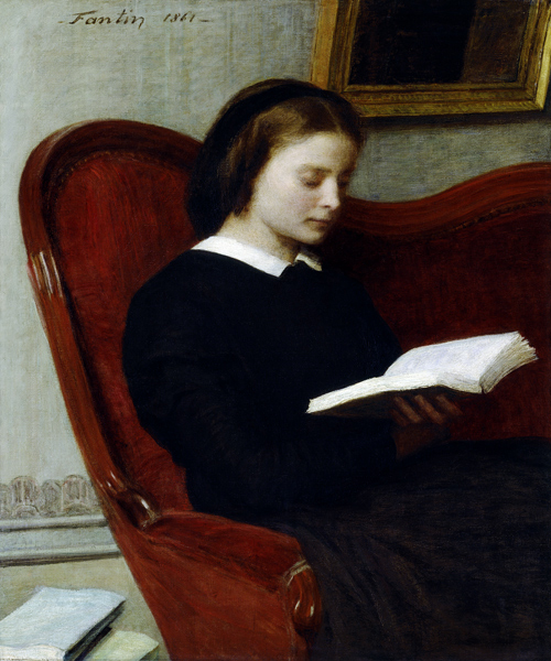 The Reader od Henri Fantin-Latour