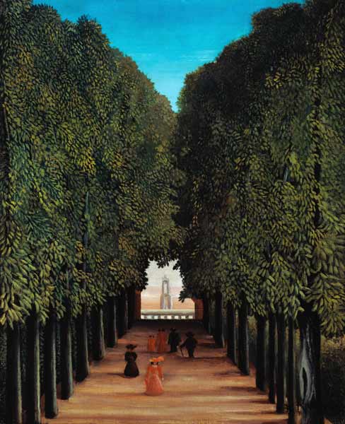 H.Rousseau, Allee in Park Saint-Cloud od Henri Julien-Félix Rousseau