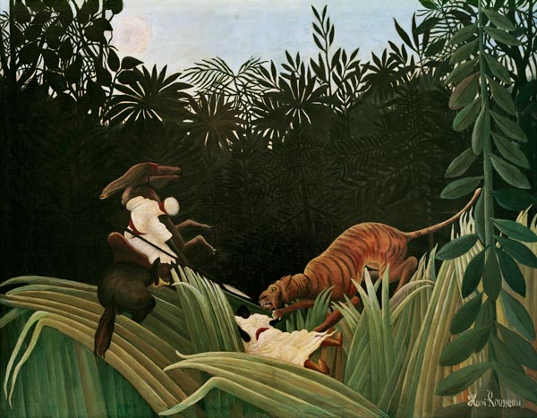 H.Rousseau, Eclairerus attaques.. od Henri Julien-Félix Rousseau