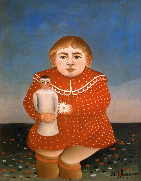 H.Rousseau, Child with Doll od Henri Julien-Félix Rousseau