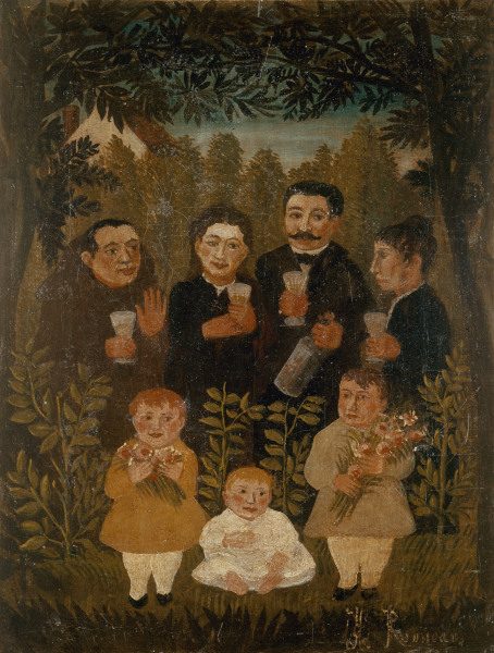 H. Rousseau/ United Family / 1896 od Henri Julien-Félix Rousseau