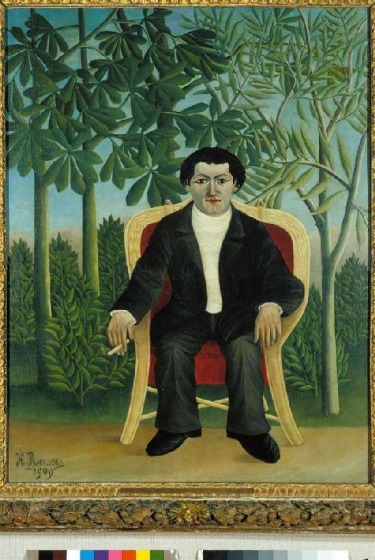 Portrait of Joseph Brummer od Henri Julien-Félix Rousseau