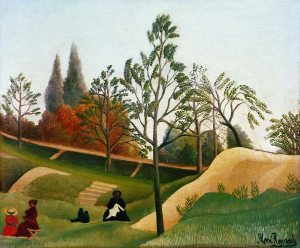 H.Rousseau, View of the fortifications od Henri Julien-Félix Rousseau