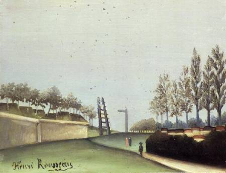 View from the Porte de Vanves, Paris od Henri Julien-Félix Rousseau