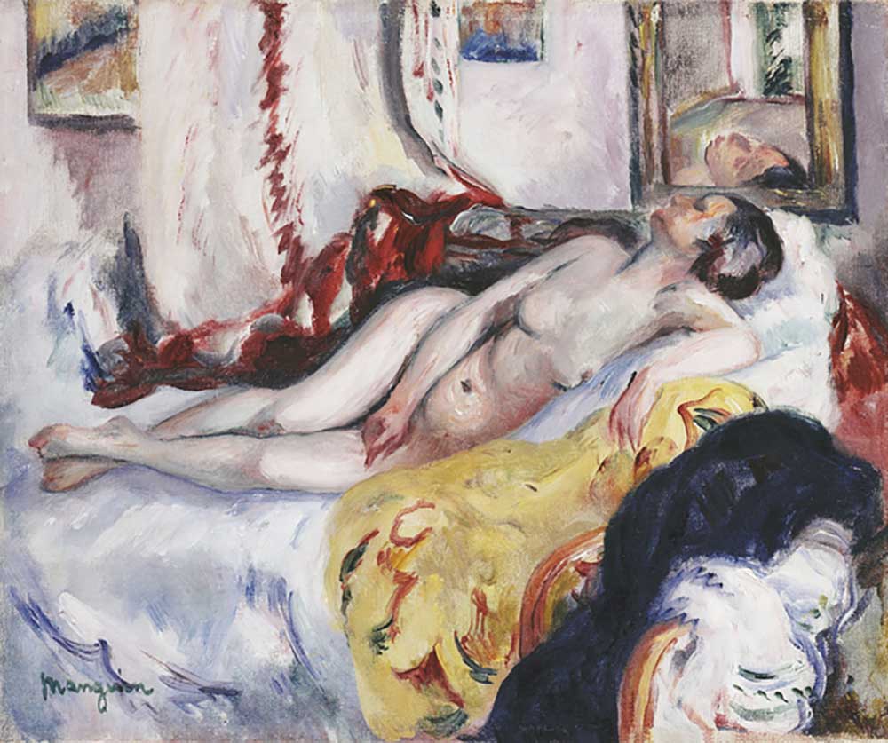 Nude Sleeping; Nu Dormant, 1917 od Henri Manguin