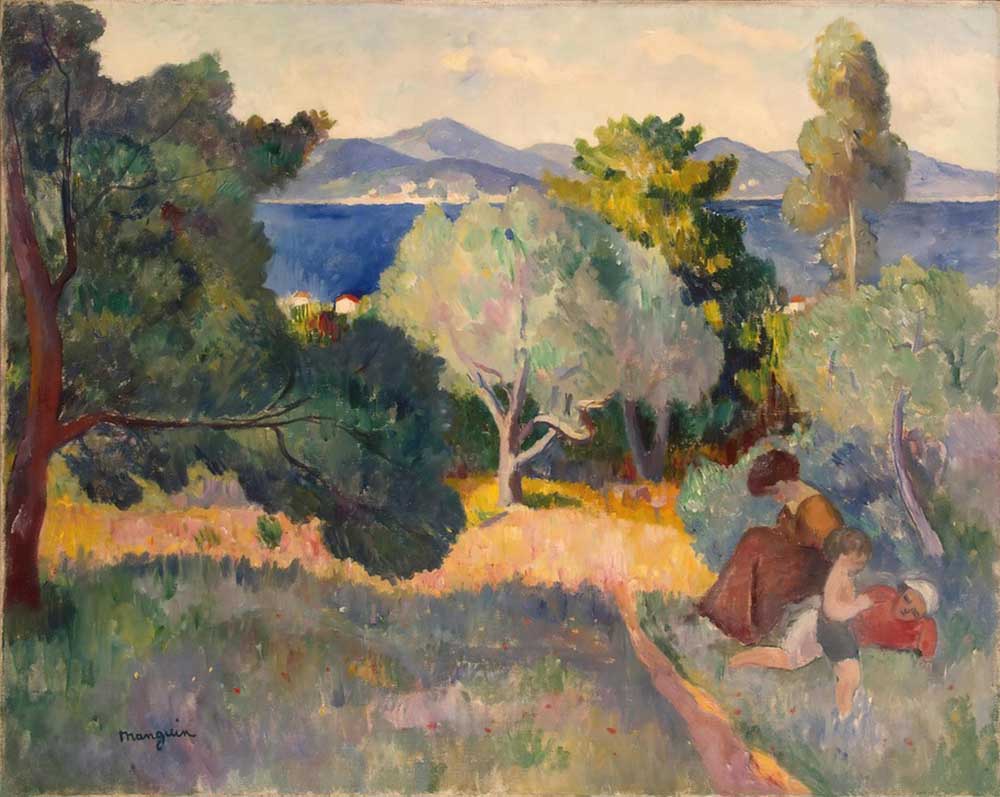 Walk in St. Tropez od Henri Manguin