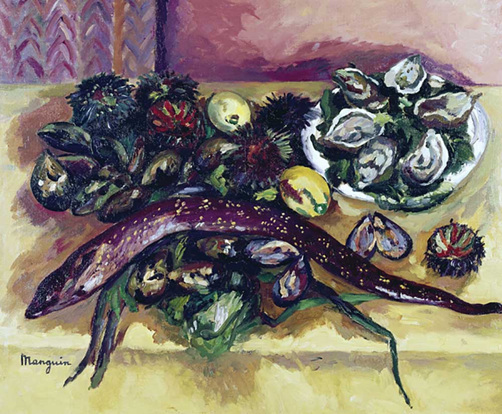 Still Life with Eel, painting by Henri Charles Manguin (1874-1949). France, 20th century. od Henri Manguin