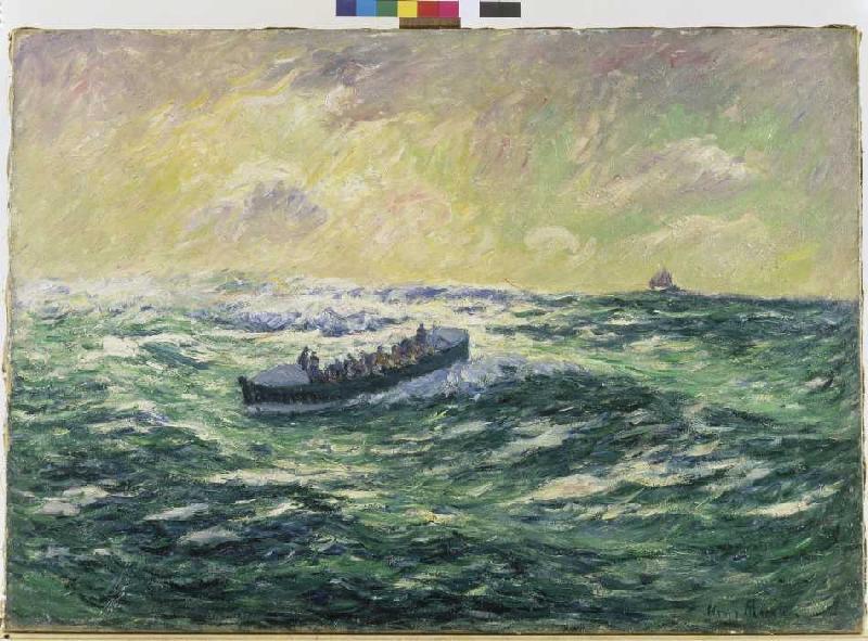 The sea lifeboat of Audierne od Henri Moret
